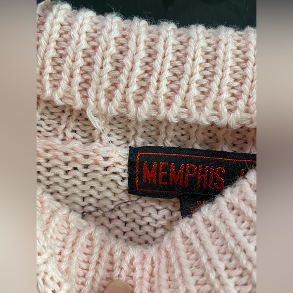 Vtg Wool Blend by Memphis Jones ‘Striped Pastels’ - Picture 12 of 13